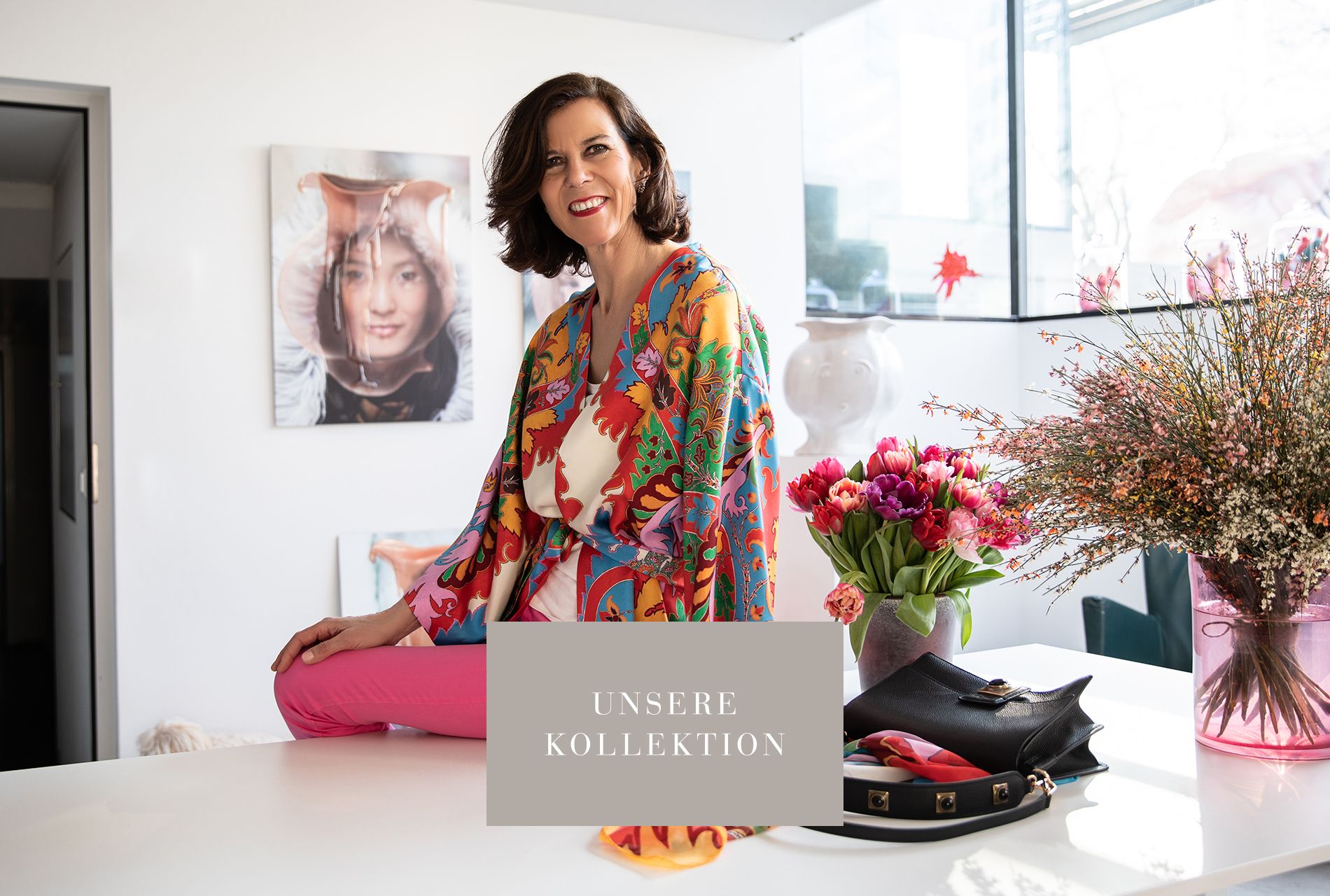 Kollektions-Teaser Textilien Nahaufnahme