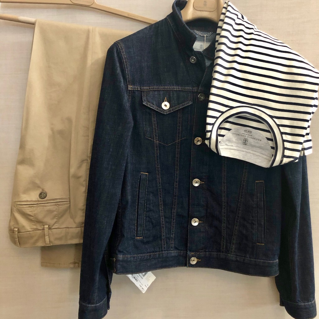 CUCINELLI Jacke DENIM
