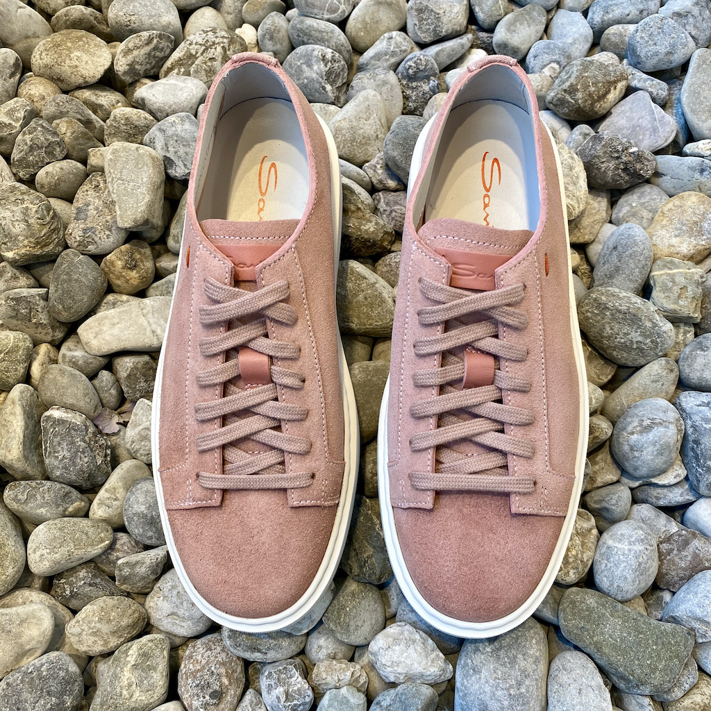 SANTONI Sneaker SUEDE