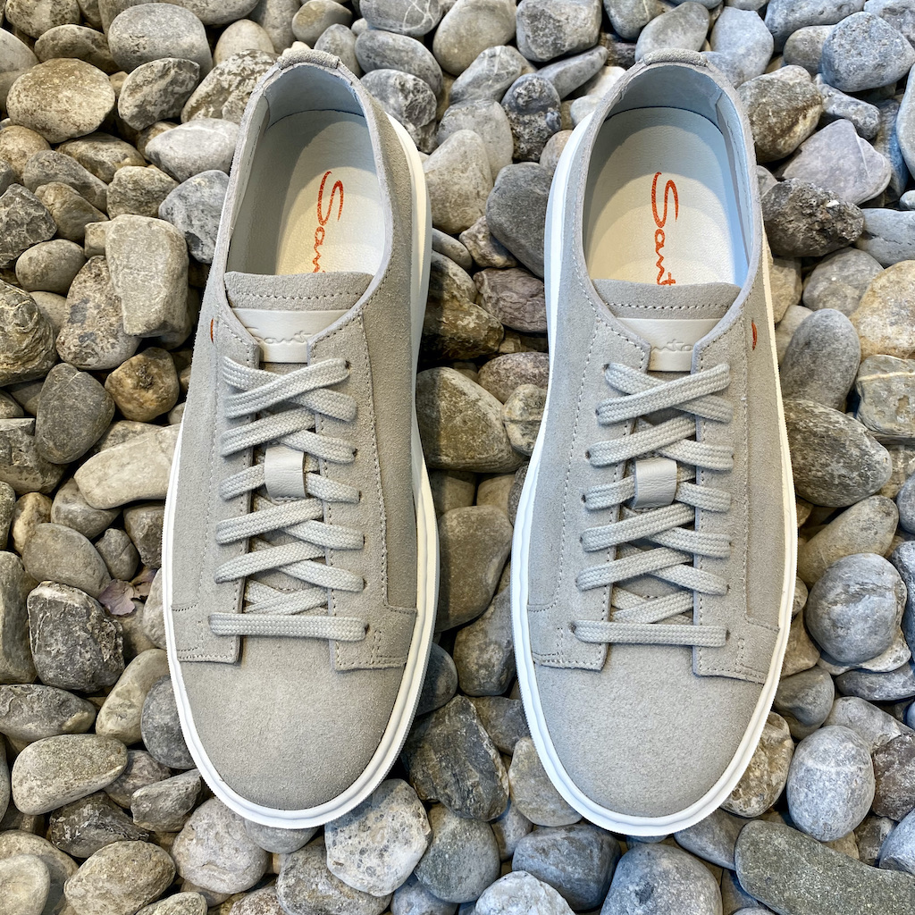 SANTONI Sneaker SUEDE