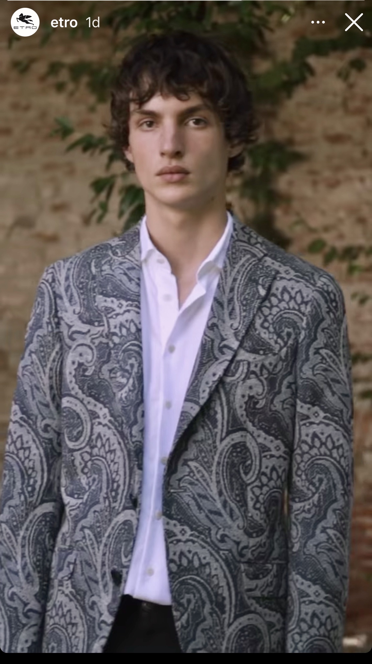 ETRO Veston PAISLEY