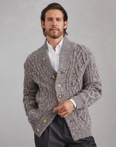 CUCINELLI Cardigan TWEED