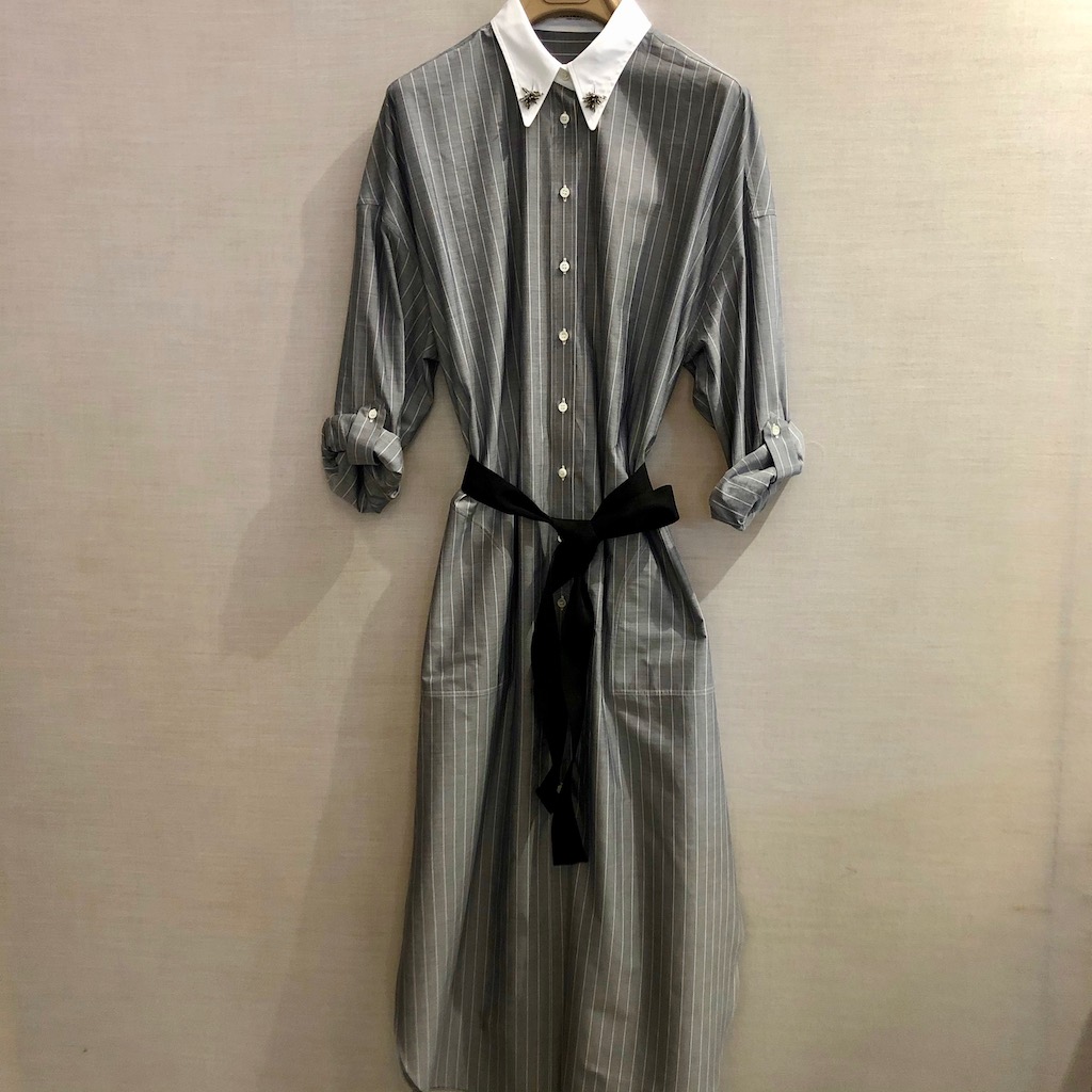 CUCINELLI Kleid STRIPES