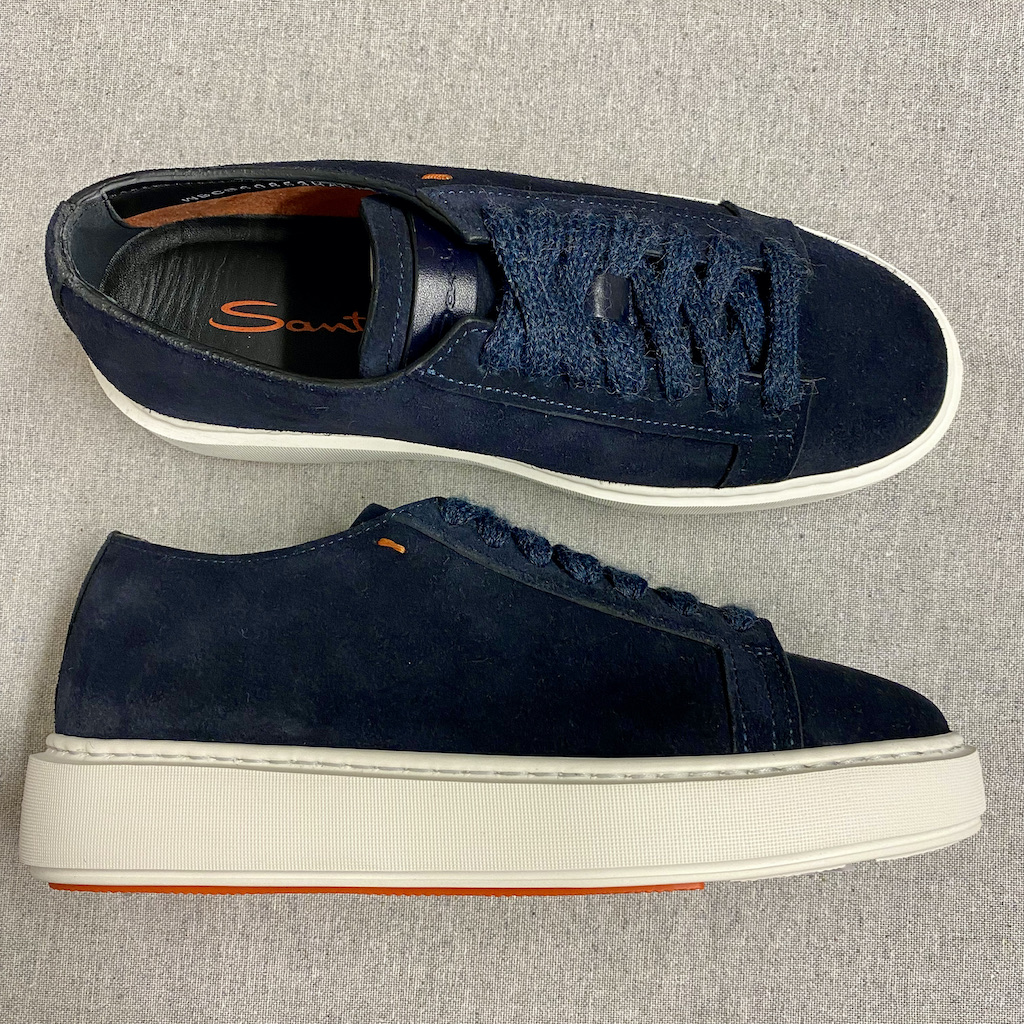 SANTONI Sneaker SUEDE