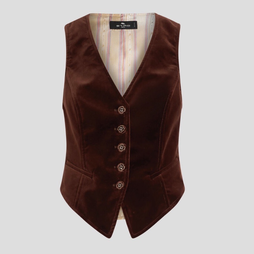 ETRO Vest Gilet SAMT