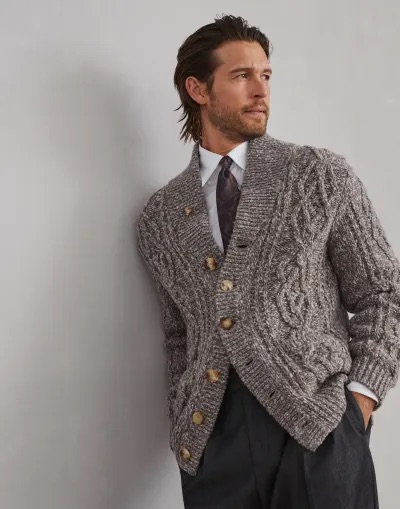 CUCINELLI Cardigan TWEED